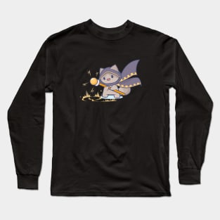 Tiny Thunder Mage Kitty Long Sleeve T-Shirt